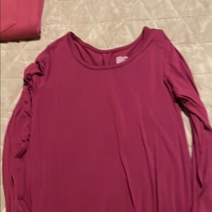 Women's Pink Long Sleeve Top